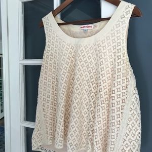 See by Chloe trapeze lace top